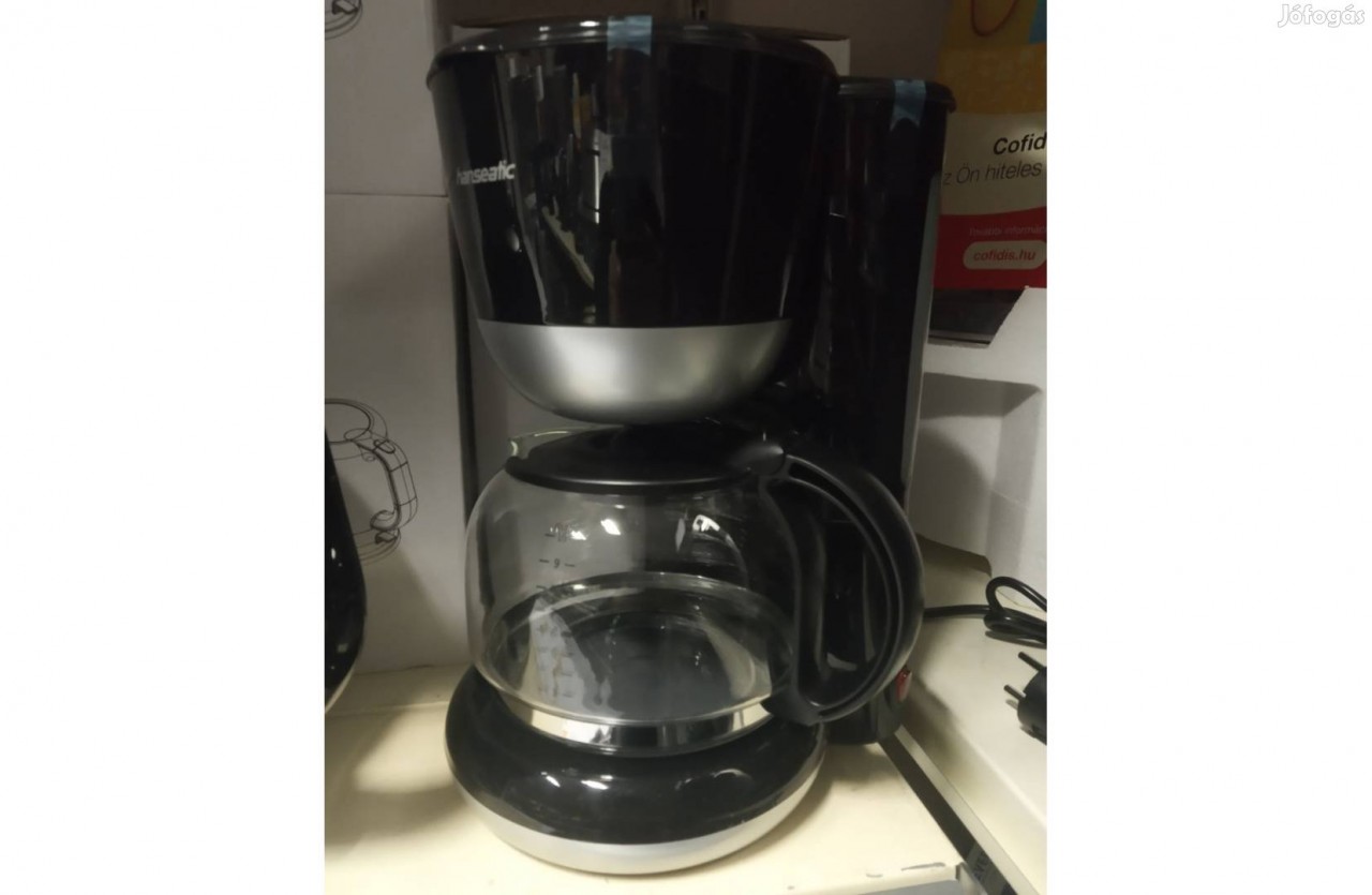 Hanseatic CM2058A, inox-fekete kávé-teafőző