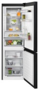 Electrolux LNT7ME32M1, fekete üveglapos 186 cm magas kombinált hűtőszekrény