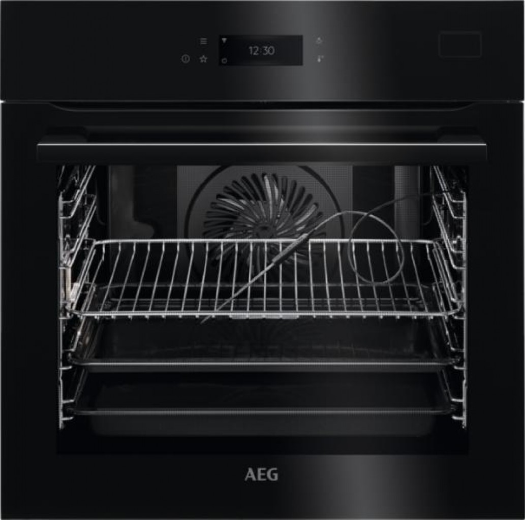 AEG BSE788380B, fekete beépíthető sütő gőzfunkcióval