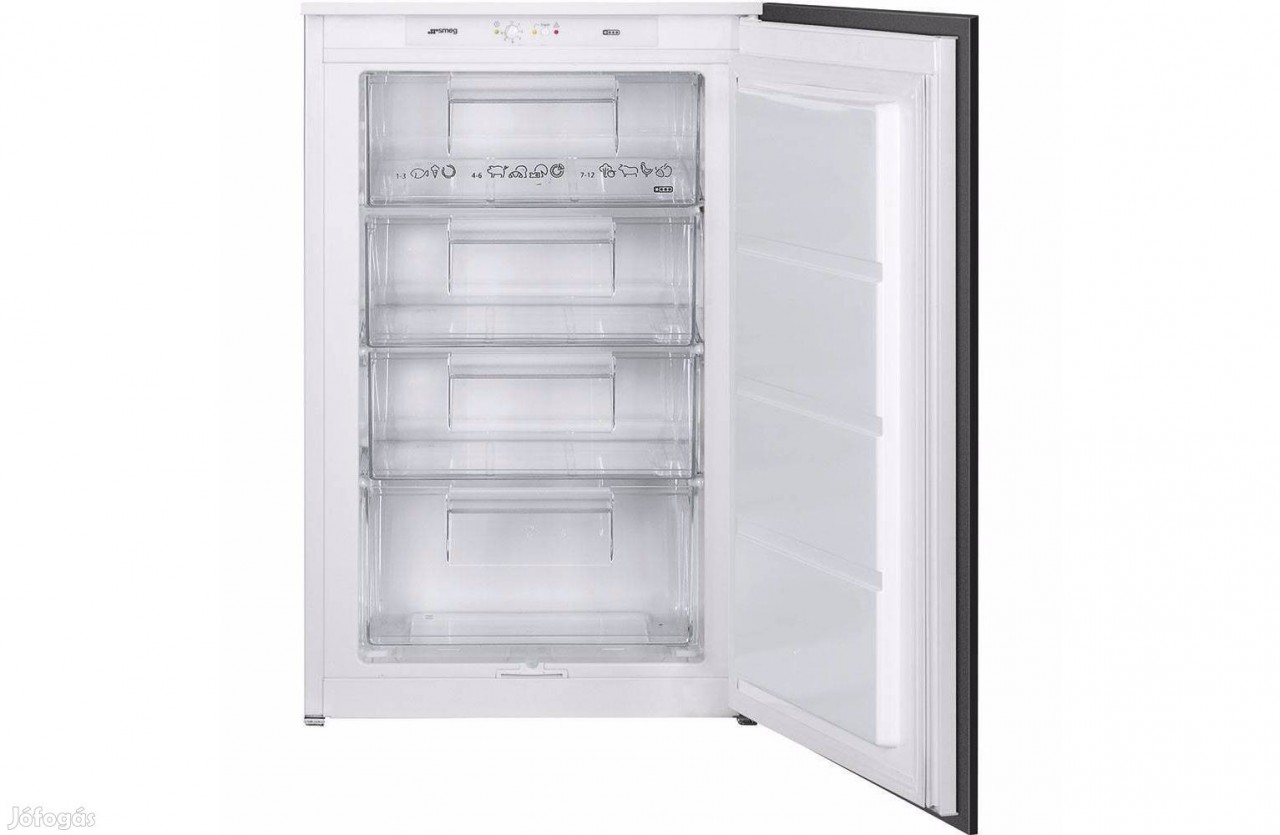 Smeg S4F094E, 88 cm magas beépíthető fagyasztószekrény