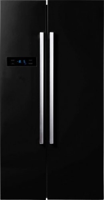 Hanseatic HSBS17990FBK, fekete side by side hűtőszekrény