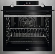 AEG BPE556360M, inox/fekete gőzfunkciós beépíthető sütő