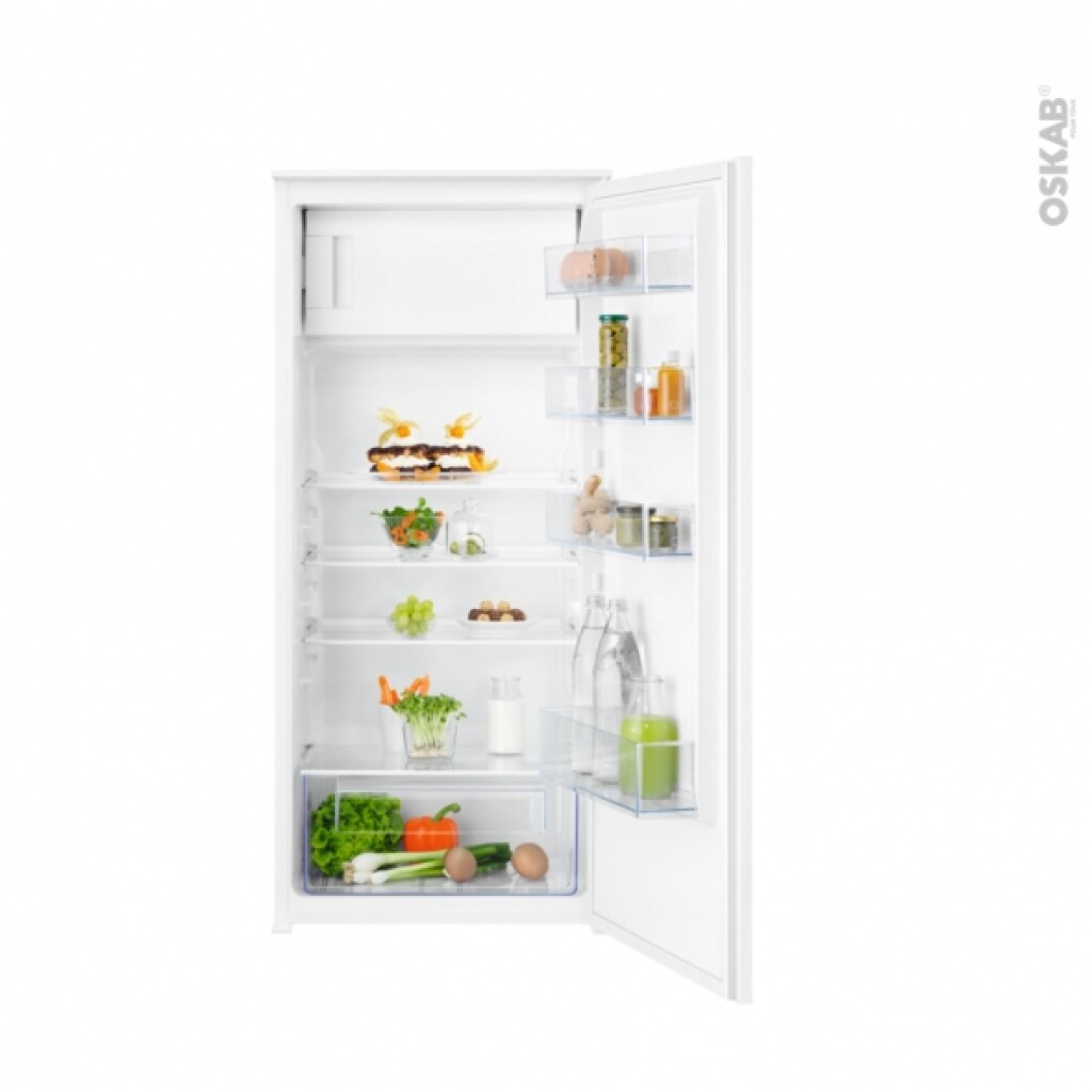Electrolux KFB1AF12S, 122 cm magas integrált fagyasztós beépíthető hűtőszekrény